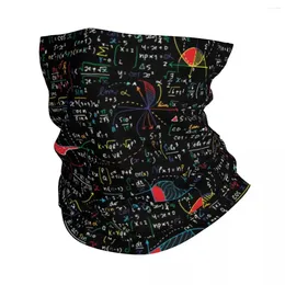 Bandane Fantastico Mondo Della Matematica Bandana Scaldacollo Uomo Donna Inverno Trekking Sci Sciarpa Ghetta Insegnante di Matematica Viso Copertura