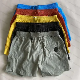 Mens Cp shorts verão nadar curto em linha reta Nylon solto casual calças de secagem rápida ao ar livre Spodenki Meskie Mens CP beachshorts para homem mulher qualidade superior