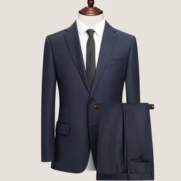 Men's Suits Four Seasons Wear Worsted Wool Cover West Checkered Style