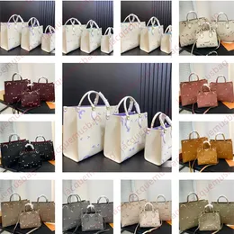 Designer On TheGo bag women PM MM GM handbag Sac Plat shopping Totes bags M45945 M45495 M46833 M23937 high quality Giant letter Toron handle Notebook computer bags