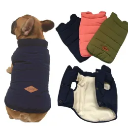 Kamizelki francuskie ubrania buldoga zimowe mops ubrania sznaucerem płaszcz kurtka francuska pies strój strój zwierząt pensjonat