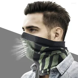 Bandanas Riding Mask Protector Winter Ring Tube Soft Bandana Hals Skidåkning Snowboard Windproof Half Face Cover Warmer Scarves Hood