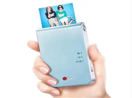 PD239 Portable Mini Pocket Po Printer Wireless Bluetooth Support Android iOS Smartphone Color Printing BluepinkGoldyellow5147955