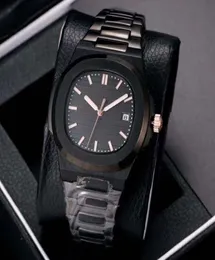New Black Color mens luxury watches automatic movement Glide sooth second hand sapphire glass High Quality Mens wristwatch9624272