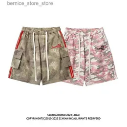 Herren-Shorts, High Street Hiptop, lockere Camouflage-Shorts für Damen, Sommermode, amerikanisches Produkt, Hosen für Herren, Y2K-Damenbekleidung, Shorts mit hoher Taille, Q240305