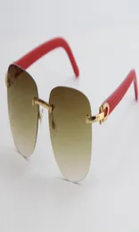 New Rimless Plank sunglasses Attitude Eyewear for men Oversized sun glasses square frame outdoor cool Designer Mens Women Luxury S5353170