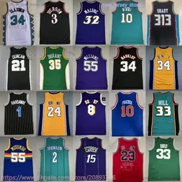 Classic Retro 1996 All-Stars Basketball Jersey Charles Barkley Shawn Kemp David Robinson Hakeem Olajuwon Bryant Garnett Anthony Frazier Bernard Ewing James Carter