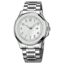 Luxury Mechanical Watch, helautomatisk nattljus vattentät, fashionabla affärsformella tillfällen stålremsa safir
