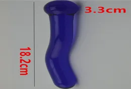 Stimolatore dell'ano Giocattoli del sesso per donne e uomini Gay 18233CM Dildo di vetro Pene Anal Bead Butt Plug In Giochi per adulti2753475