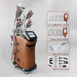 2024 Nuovo arrivo 360 ° multifunzione Cryo fat freeze dimagrante 5 maniglie che lavorano insieme Cryolipolysis Cavitation RF lipolaser Ultracavitation macchina dimagrante