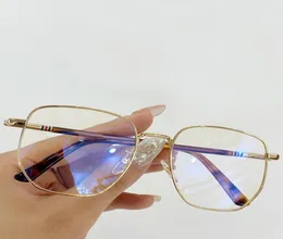 newest 2020 Top quality gold square frame fashion men glasses brand women eyewear with original box5817299