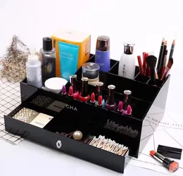 12 Style Luxury Large Capacity Storage Tray Cosmetics Storage Box Fashion Multifunktionell smycken Makeup Box Lokt Logo Eyebrow Pencil Makeup Brush Lipstick Box