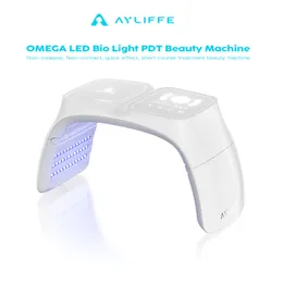 M3 Equipamento de beleza Dispositivos de cuidados faciais 312 contas de luz Máscara LED PDT Máquina de espectrômetro de umidade Spray hidratante Spa Acne 3 em 1 Máquina de beleza doméstica