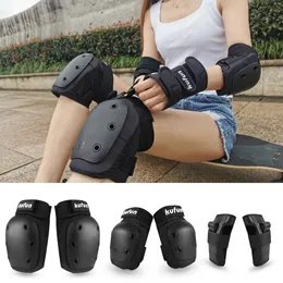 Skateboard Protective Gear Protector Set Knee Elbow Pads Longboard Adult Children Bicycle Inline Roller Skates Outdoor Sport 240227