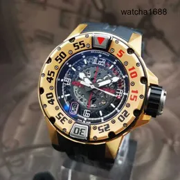 Herrenuhr, Damen-Armbanduhr, RM-Armbanduhr, Serie RM028, 18 Karat Roségold, Maschine RM028, 47 mm