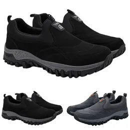 أحذية الجري للرجال للنساء من أجل Black Blue Breadable Recied Sports Trainer Sneaker Gai 005