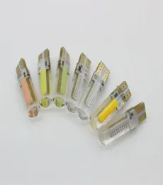 100x T10 194 168 W5W White Silica Gel Cob 20SMD LED Car Bulb Clearance Parking Light Crystal License Plate Lamp 12V 100PCS3972824