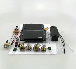 Elektro Gitar Pikapları EMG Aktif Pikap Humbucker 25K potansiyometre ile aktif 9V pil güç kaynağı3415050