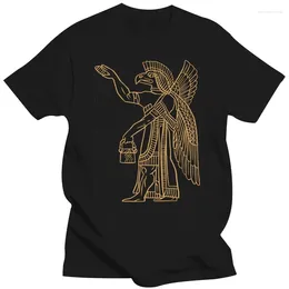 Herr t -skjortor egyptiska forntida Egypten kultur anunnaki män t -shirt vintage grafiska kläder design ren bomull hajuku skjorta