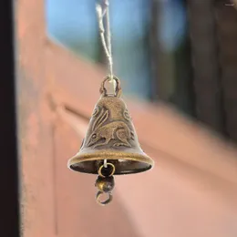 파티 소모품 금속 골동품 벨 Feng Shui Wind Chime Fortune Jingle Keychain Pendants Festival Christmas Decoration