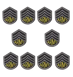 Armee-Abzeichen-Patch, Militär, für Kleidung, gestickter Stil, Aufnäher, Aufnäher, Nähzubehör für Kleidertaschen, 8579256