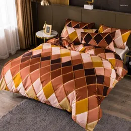 Bedding Sets 2/3pcs Set Duvet Cover Light Weight Breathable Soft Comforter With Envelop Pillwcase