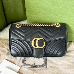 3 -size Marmont Ophidia Classic Flap Designer Torba do damskiej męskiej luksusowej kamery sprzęgła torba ramię skórzana torebka złota łańcuch dama cross body nawet torby