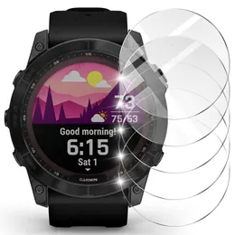 Vidro temperado premium 9h para garmin fenix 7 7s 7x 6 6s 6x pro 5 5S relógio inteligente transparente hd protetor de tela acessórios de filme