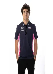 Men039s Polos Racing Point Team Shirt Lapel Tshirt Suit Shortsleeved Clothing RacingPoint Times Bwt3729016