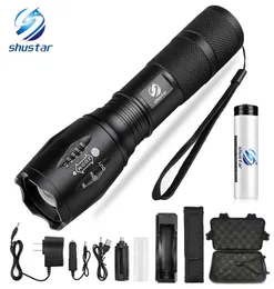 Led flashlight Ultra Bright torch T6L2V6 Camping light 5 switch Modes 10000 LM Zoomable Bicycle Light use 18650 battery9514706