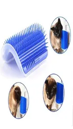 Corner Pet Brush Comb Play Cat Toy Plastic Scratch Bristles Arch Massager Self Grooming Cat Scratcher8312617