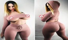 Seksi bebek 158cm gerçek silikon seks bebekleri erkekler için büyük meme göt