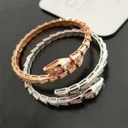 Braccialetti serpente placcati in oro 18k taglia da 17 a 19 braccialetto gioielli multi stili braccialetti gioielli argento oro braccialetto serpente gioielli versatile lusso unisex set di regali scatola