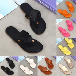 fashion tory sandals famous designer women miller slides slippers silver black leather flip flop luxury loafers burches sandal flat beach shoes mule pantoufle