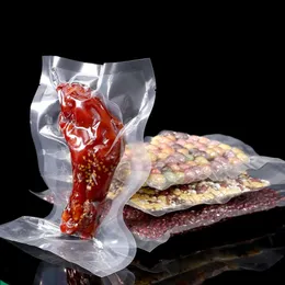 Durchsichtige, flache Lebensmittel-Vakuum-Kunststoffverpackungsbeutel, die Frischhaltefolie aus Mylar mit offener Heißsiegelung für Snacks, getrocknete Fruchtkerne, Kaffeebohnen, Reis, Tee, Ziploc-Gefrierschrank halten