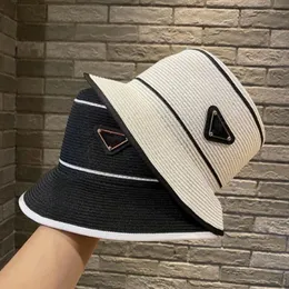 مصمم Cap Stingy Brim Bucket Triangle Hat Fashions Summers Men Women Hats Hats Highs Highs Straw Sun Caps239W