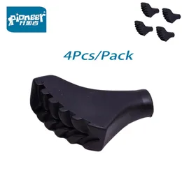 4PCSPACK Pole Tip Protector Gummi Tips Vandring Pol ersättningstips Betong Cement Golv Nordic Walking Trail Poles8437888