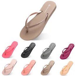 2024 Slippers primavera verão vermelho preto rosa masculino baixo tampo lastro respirável Sapatos de sola macia plana gai-37