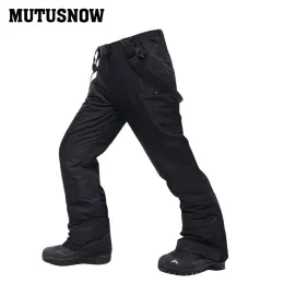 Poles Mutusnow New Snowboard Pants 남자 고품질 방수 겨울 스키 바지 남자 통기성 눈 바지 브랜드 남성 스키 바지