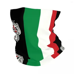 Bandanas Sardenha Brasão de Armas Com Bandeira Italiana Combinada Bandana Pescoço Gaiter Para Ski Camping Mulheres Homens Envoltório Cachecol Bandana Mais Quente