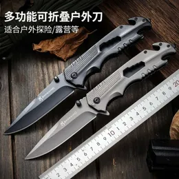 Outdoor Stainless Steel Camping Survival, High Hardness, Sharp Small Knife, Portable Multifunctional Folding Knife For Mountaineering, Tourism, And Tourism 873581