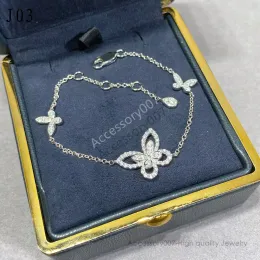 designer jewelry braceletSier Full Butterfly Bracelet Designer Fashion Exquisite Women's Bracelet Diamond Jewelry Holiday Gift Jewelry