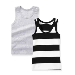 Sheecute 2-Pack Chindren kolsuz tişört kızlar erkekler fanila tank top bir gömlek 0932 240301