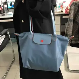 Bezi Çantalar IC Katlanabilir Hambraj Çanta Su Geçirmez Naylon Naylon Hambraj Çantası Moda Omuz Torbası Çanta Mommy Tote Kadın Bagl240305