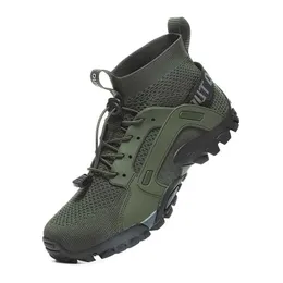 Açık Ayakkabı Sandalet Erkekler Yürüyüş Ayakkabıları Slip Nefes Alabilir Taktik Savaş Botları Dış Mekan Yolu Trekking Dağ Tırmanma Spor Ayakkabıları Erkek Yaz YQ240301