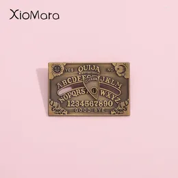 Broches placa de adivinhação, sim ou não, o poder mágico, broche gótico, lapela, crachás, aventura, joia, presente para fãs, jogadores, amigos