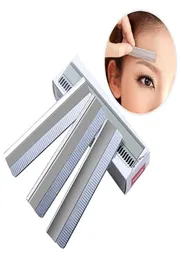 TAMAX NA022 Eyebrow Trimmer Rostfritt stål Kvinnor Eyebrow Knife Safety Razor Blades Professional Makeup Eyebrow Razor Blade7624627