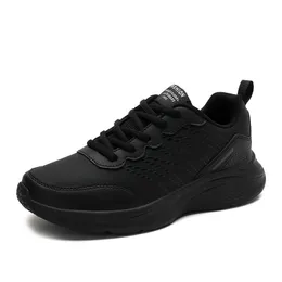 Casual skor för män kvinnor för svartblå grå gai andas bekväm sporttränare sneaker color-102 storlek 35-41