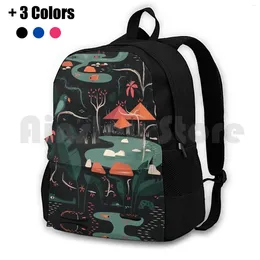 Backpack The Water Hole Outdoor Hiking Waterproof Camping Travel Sci Fi Awesome Radical Sweet Chill Beautiful Dank Fresh Funky