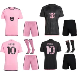 2024 2025 Messis Inters Miamis Kid Kit Child Boy Soccer Jerseys Football Shirts Matuidi Higuain Trapp Pellegrini Pizarro Sergio Football Shirt Uniform